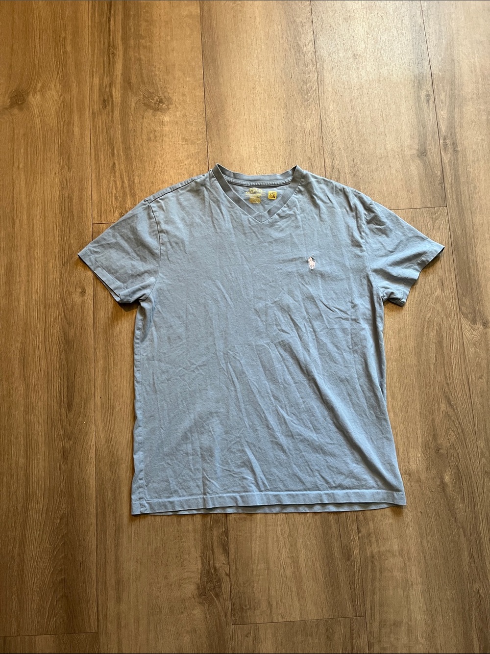 Ralph Lauren Light Blue Short-Sleeve V-Neck Tee